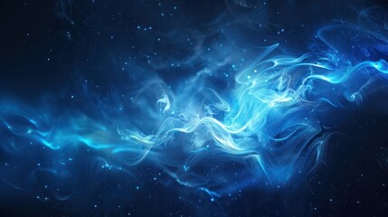 abstract background of glowing blue design