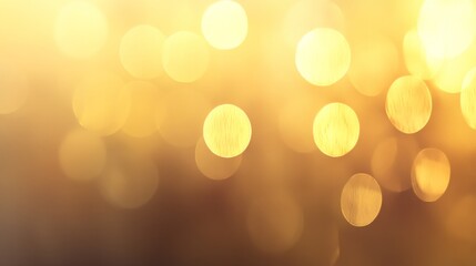 Poster - Golden bokeh effect abstract photography creative studio artistic environment soft focus light play concept