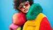 © Yeivaz - Vibrant Colorful Fur Jacket Fashion Photo