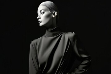 Poster - monochromatic different shades of a single color for a sophistic