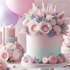 Poster - Pastel Perfection Soft and sweet celebration with a palette of l