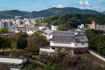 Wall Mural - View from the observation deck of Himeji Castle (