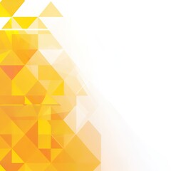 Poster - A yellow background with a white border