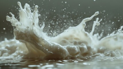 Poster - Dynamic water splash action indoor setting liquid movement calm environment close-up view fluidity in motion