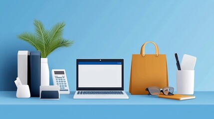 Aufkleber - A set of clean minimalist line icons showcasing various hotel reception services and systems including guest reservation management  The icons feature a modern