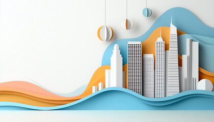 Poster - Resonance of sound in urban architecture a creative exploration of cityscapes and their voice in modern design