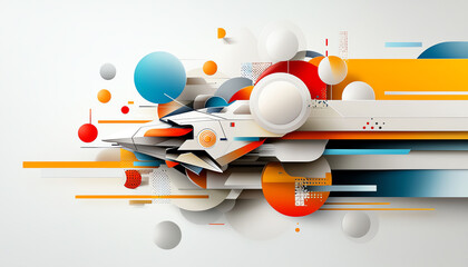 Poster - Dynamic sound waves abstract art resonating in a vivid environment digital artwork modern design creative perspective