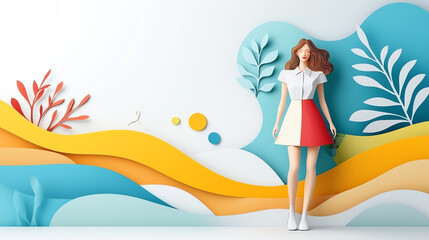 Poster - Creative expression of voice and sound through resonance in art urban environment digital illustration colorful viewpoint modern concept