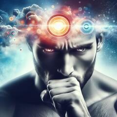 Poster - Concentration The action or power of focusing one's attention or