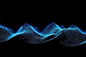 Poster - wave propagation illustrating how waves travel through space pos