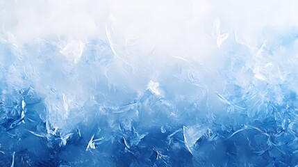 Wall Mural - digital technology ice texture poster background