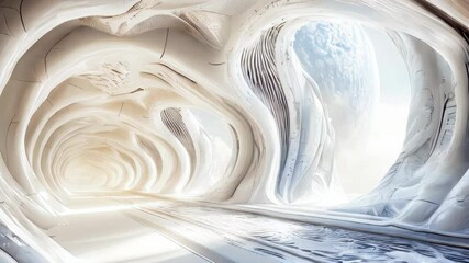 Wall Mural - Futuristic spaceship interior