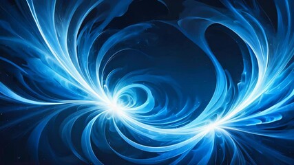 Poster - Blue abstract futuristic technology, cloud and data background