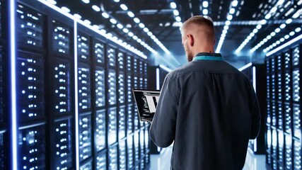 Leinwandbilder - Cloud Computer Center Programmer
