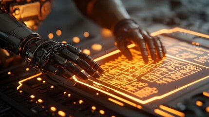 Robotic Hand Using Futuristic Interface