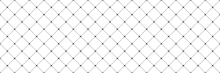 cross rhombus geometric seamless pattern. dash diagonal cross line seamless pattern. diagonal square