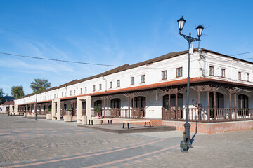 Wall Mural - Ancient Trading Rows on a sunny September day. Yuryev-Polsky. Vladimir Region, Russia