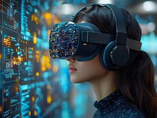 Poster - Marketer Leveraging VR Headset to Manage AI Driven Digital Campaigns with Real Time Performance Visualizations