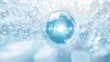 © KyleAnderson - Liquid Bubble Molecular Serum with DNA Water Splash Futuristic Science Art