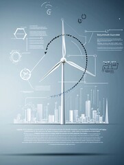 Poster - infographic-style image comparing traditional and sustainable energy investments