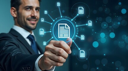 Poster - Document Management System Concept for Effective Digital Business Data Management in the Modern Workplace