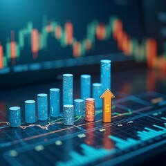 Poster - In-depth Analysis of Business Goals and Target Setting for 2025: Business Professionals Evaluating Financial Data and Trading Strategies in Forex and Stock Markets