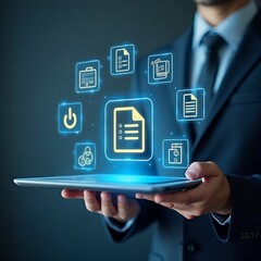 Poster - Comprehensive Overview of Document Management System Concepts to Streamline Business Data Storage and Enhance Efficiency in File Handling and Organization