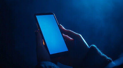 Poster - you can use your smartphone to control the smart tv. it sends and receives information wirelessly.