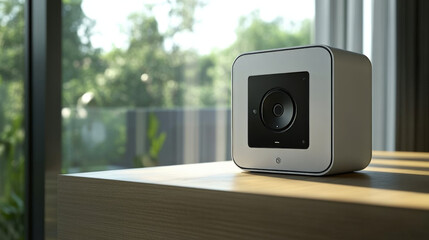 Poster - a smart home app lets you control your appliances wirelessly. it uses the internet to monitor and ma