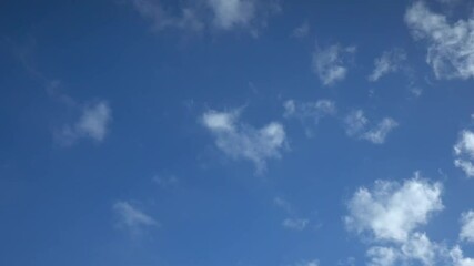 Wall Mural - rolling clouds and blue sky