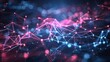 © Rahayu - internet communication. Futuristic Network Illustration abstract technology