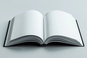 Poster - Photorealistic A4 landscape brochure mockup set against a light grey background.