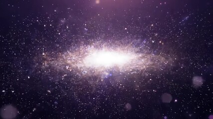 Wall Mural - video of exploring the wonders of shimmering stardust in the cosmic expanse above