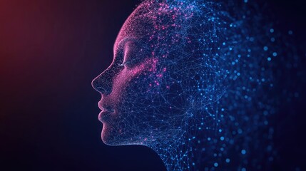 Poster - High-tech business solutions using AI, data analytics, and software to streamline processes and improve decision-making