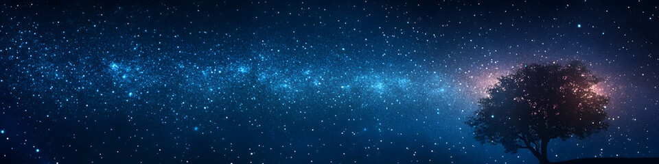 Wall Mural - Starry Night Sky.
