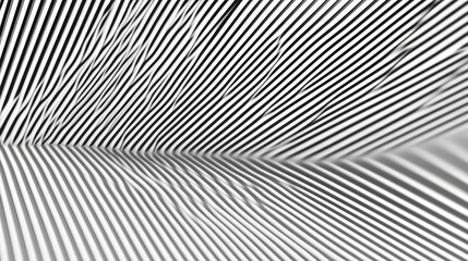 Poster - A clean and minimalistic graphic of diagonal lines in a gradient effect, creating a sense of movement and depth, suitable for backgrounds in design work.