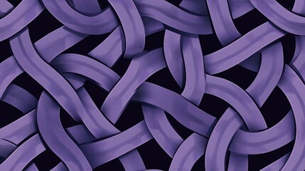 Poster - A seamless pattern of geometric shapes formed by connecting lines, rendered in a monochromatic color scheme, perfect for use in textiles and wallpapers.