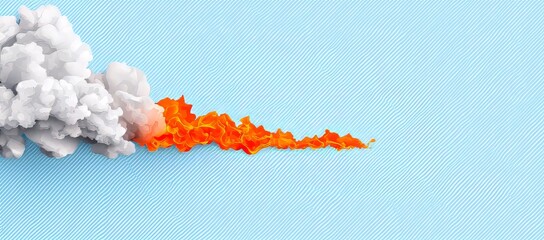 Poster - The effect of burnt paper edges with fire and black ash, featuring textured borders resembling scorched old paper pages with a flame, isolated on a transparent background, depicted in a modern,