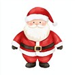 © Flowaiart - Jolly Santa Claus - Watercolor Christmas Character