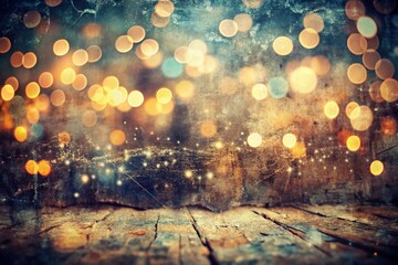 Poster - Captivating Rough and Distressed Lines Textured Background with Bokeh Effect for Artistic Designs and Creative Projects