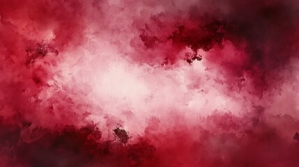 Wall Mural -  Abstract red watercolor background with dark grunge texture and smoke , distressed vintage. dark maroon background, dark crimson texture, banner 
