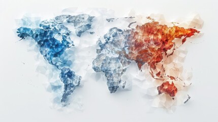 Poster - Visualizing global atmospheric carbon data through geometric infographics scientific analysis of climate change and gradient color mapping