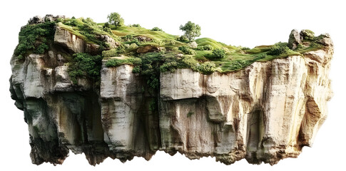 Wall Mural - PNG Mountain cliff landscape outdoors nature.