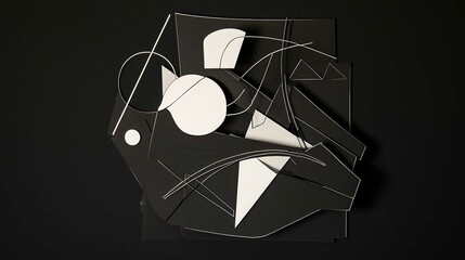 3D Vector Illustration of a Technology Antenna Design in Science