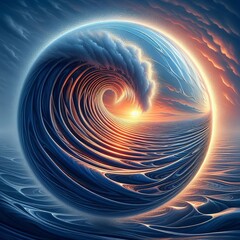 Poster - Reflection Depicting how waves bounce off surfaces