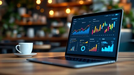 Wall Mural - comprehensive e commerce analytics dashboard showcasing real time sales data and customer insights o