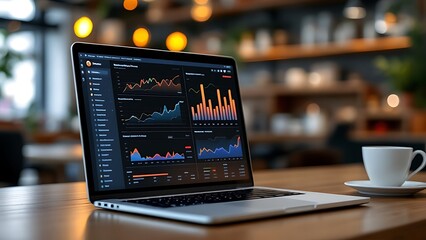 Wall Mural - comprehensive e commerce analytics dashboard showcasing real time sales data and customer insights o