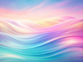 Poster - Soft Pastel Gradient Abstract Background with Gentle Lines for Modern Design and Artistic Projects – Ideal for Websites, Social Media, and Print Materials