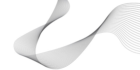 Poster - digital frequency track equalizer. stylized line art background. vector illustration. wave with line