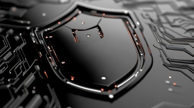 Cybernetic Security Shield: Digital Fortress